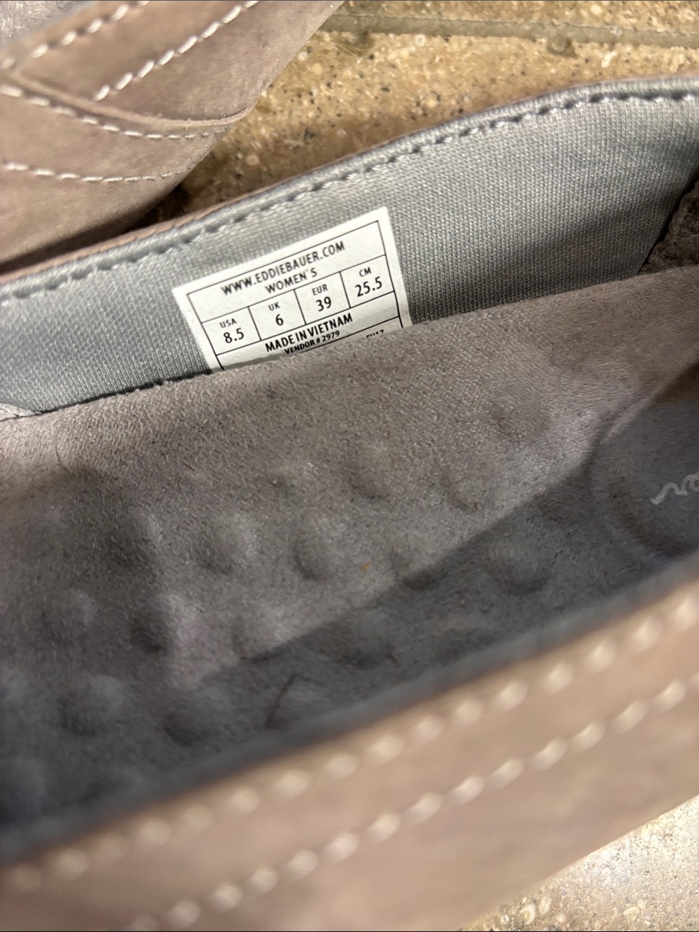 Bundle of 2 Eddie Bauer ballet flats, 8.5, gray and black - Picture 4 of 12